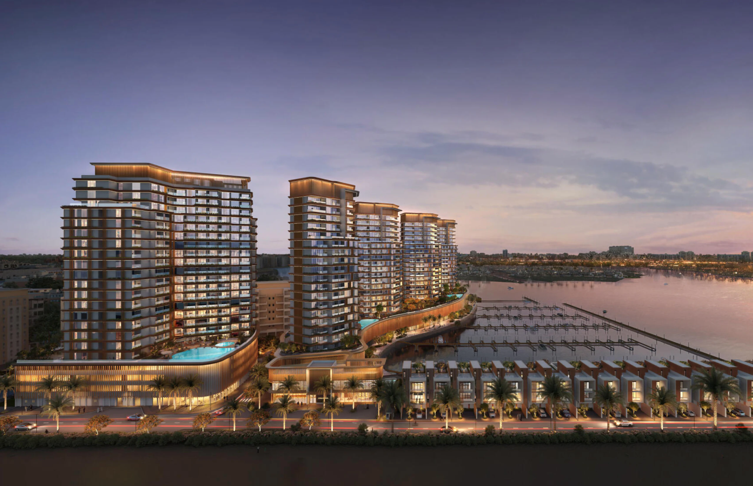 Al Hamra Village waterfront setting